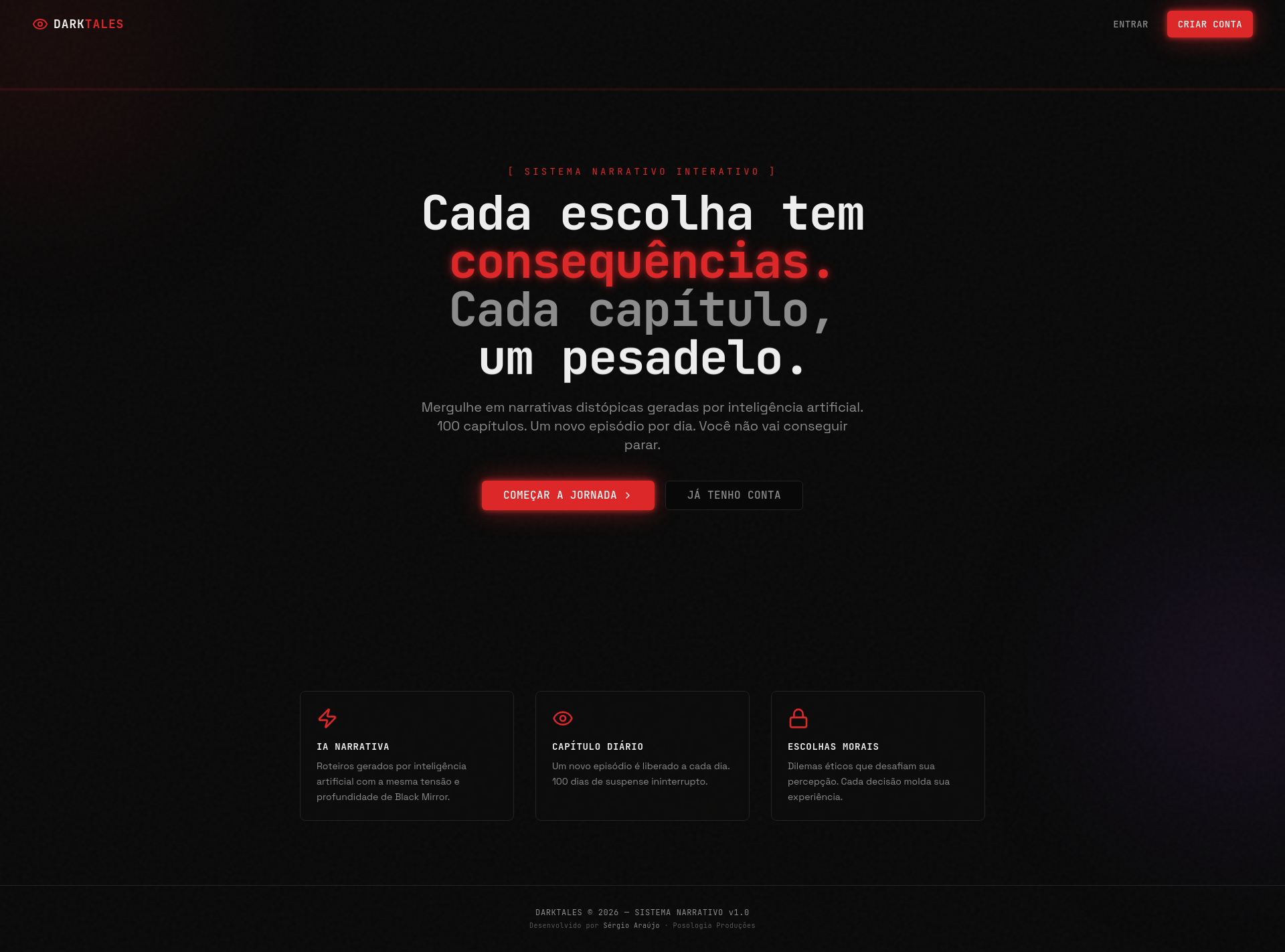 DarkTales — Narrativas Interativas