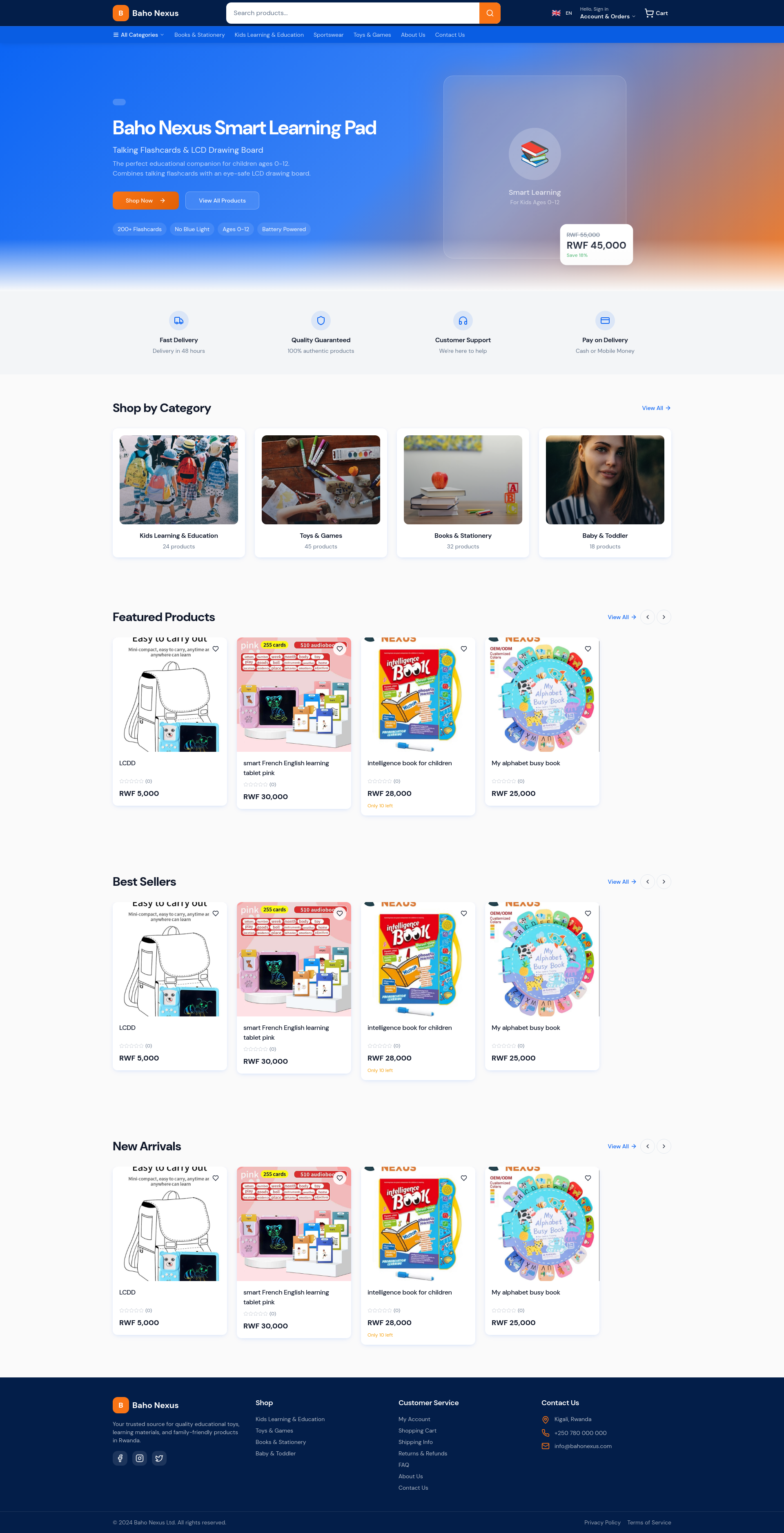 Baho Nexus - Educational Toys & Learning Materials in Rwanda
