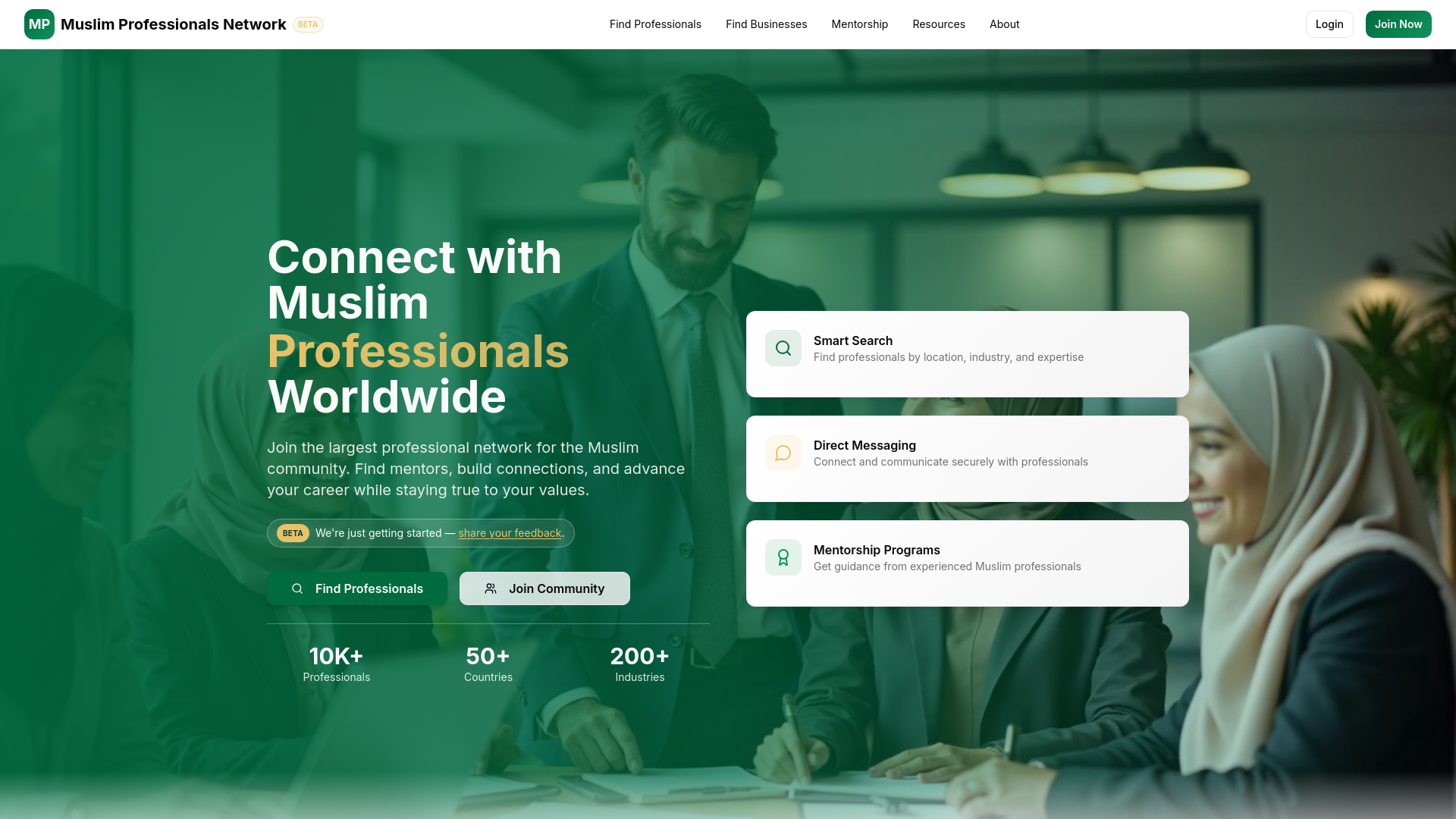 Muslim Professionals Network - Connect, Grow, Succeed