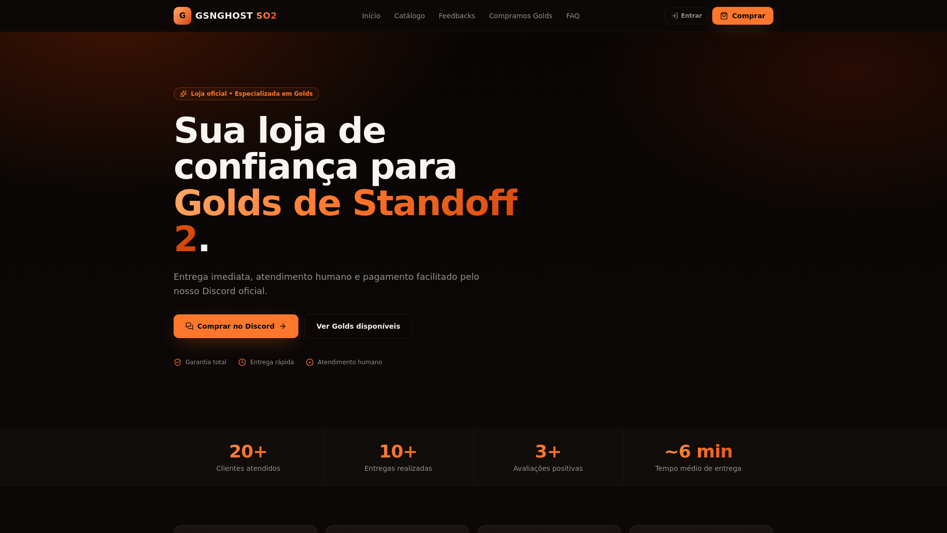 GSNGHOST STORE #2ANOS Golds para Standoff 2