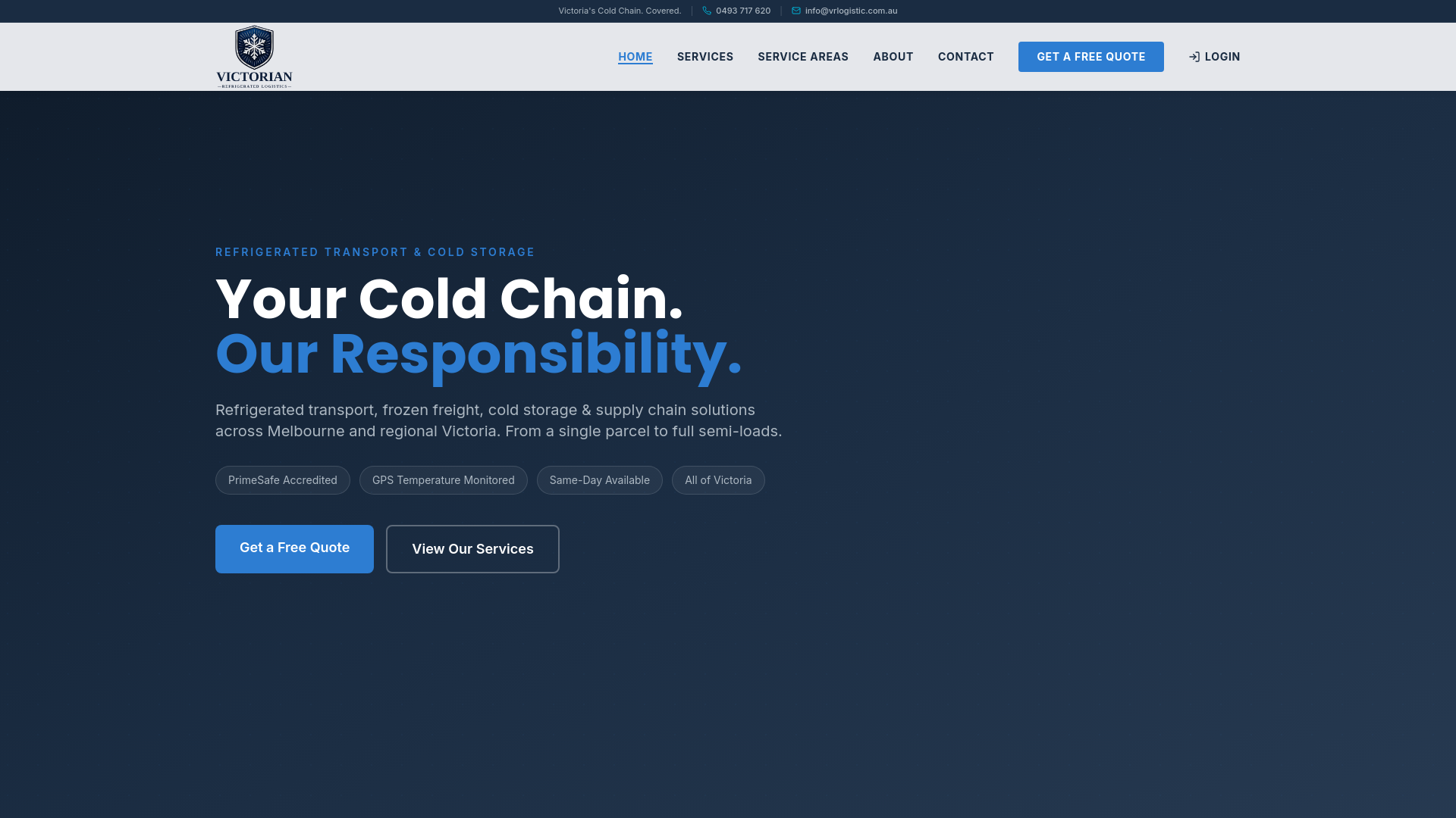 Cold Delivery Melbourne | Temperature-Controlled Freight | VR Logistics