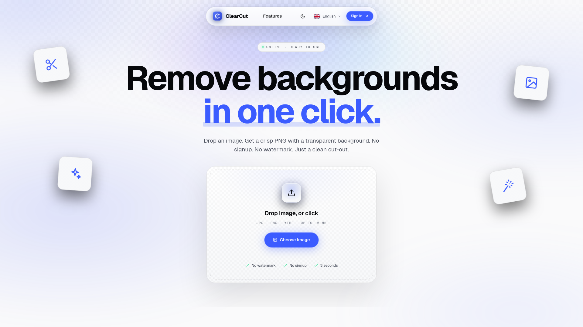ClearCut — AI Background Remover