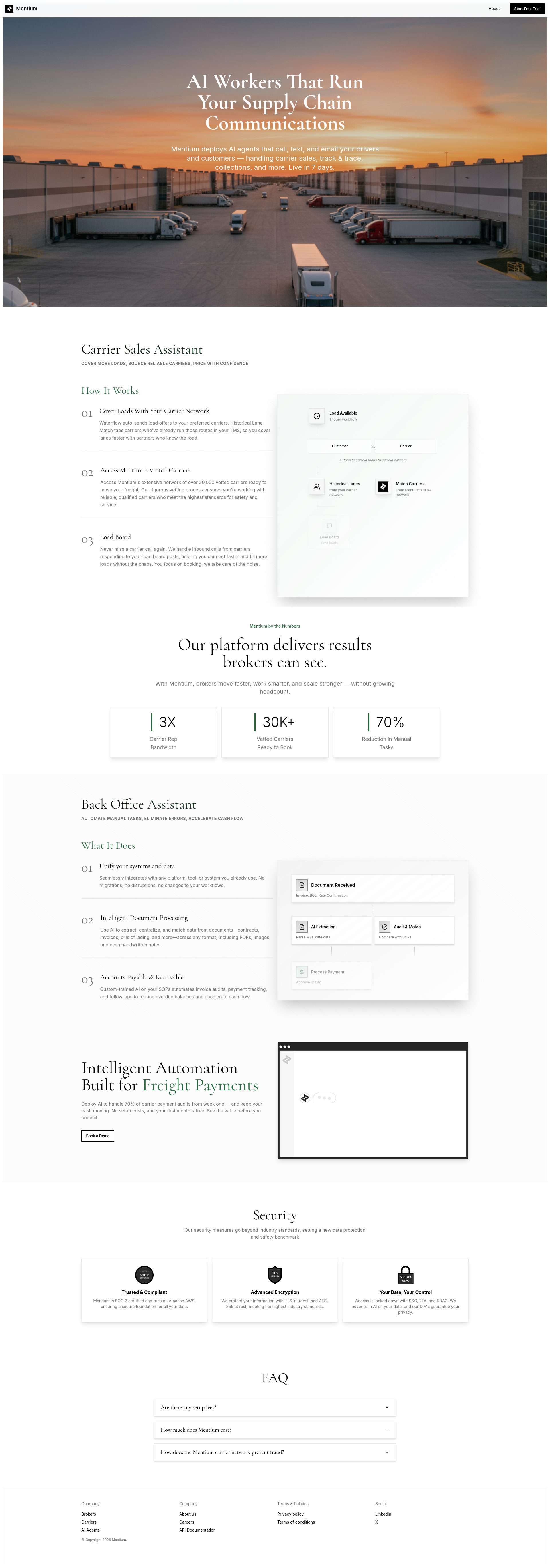Mentium.io screenshot