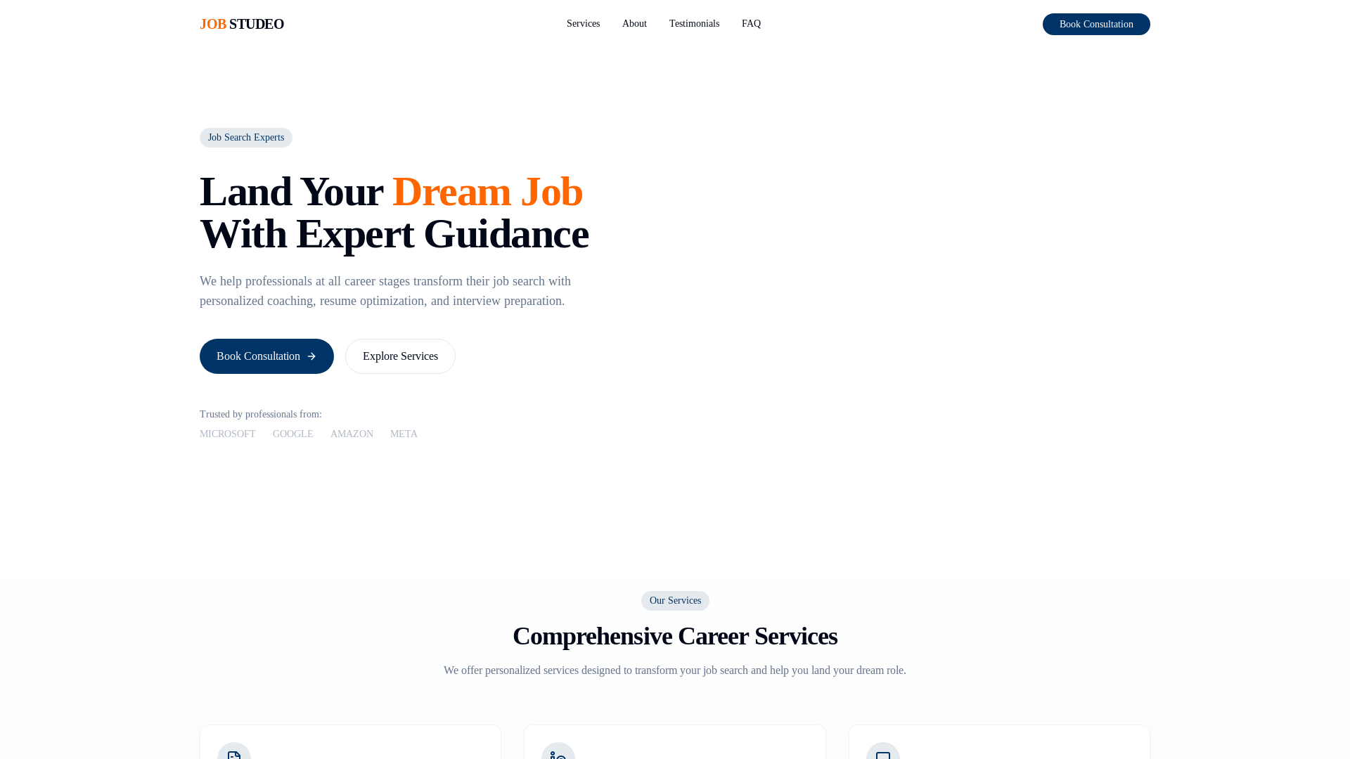 Professional Job Search & Career Coaching Platform