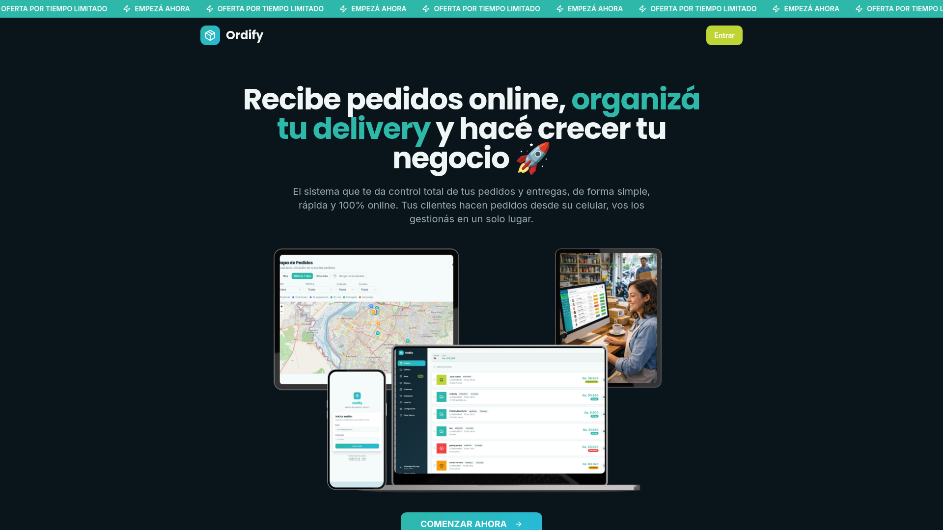Ordify Ordify - Gestión de Pedidos