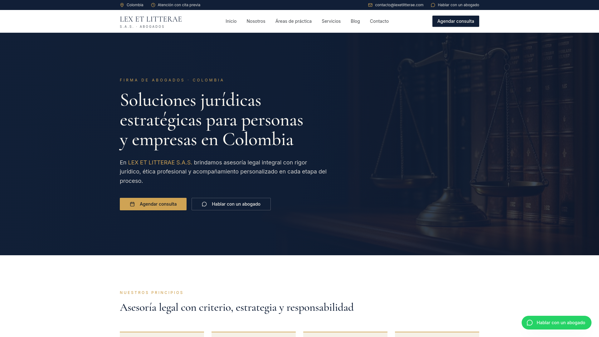 LEX ET LITTERAE S.A.S. | Firma de abogados en Colombia