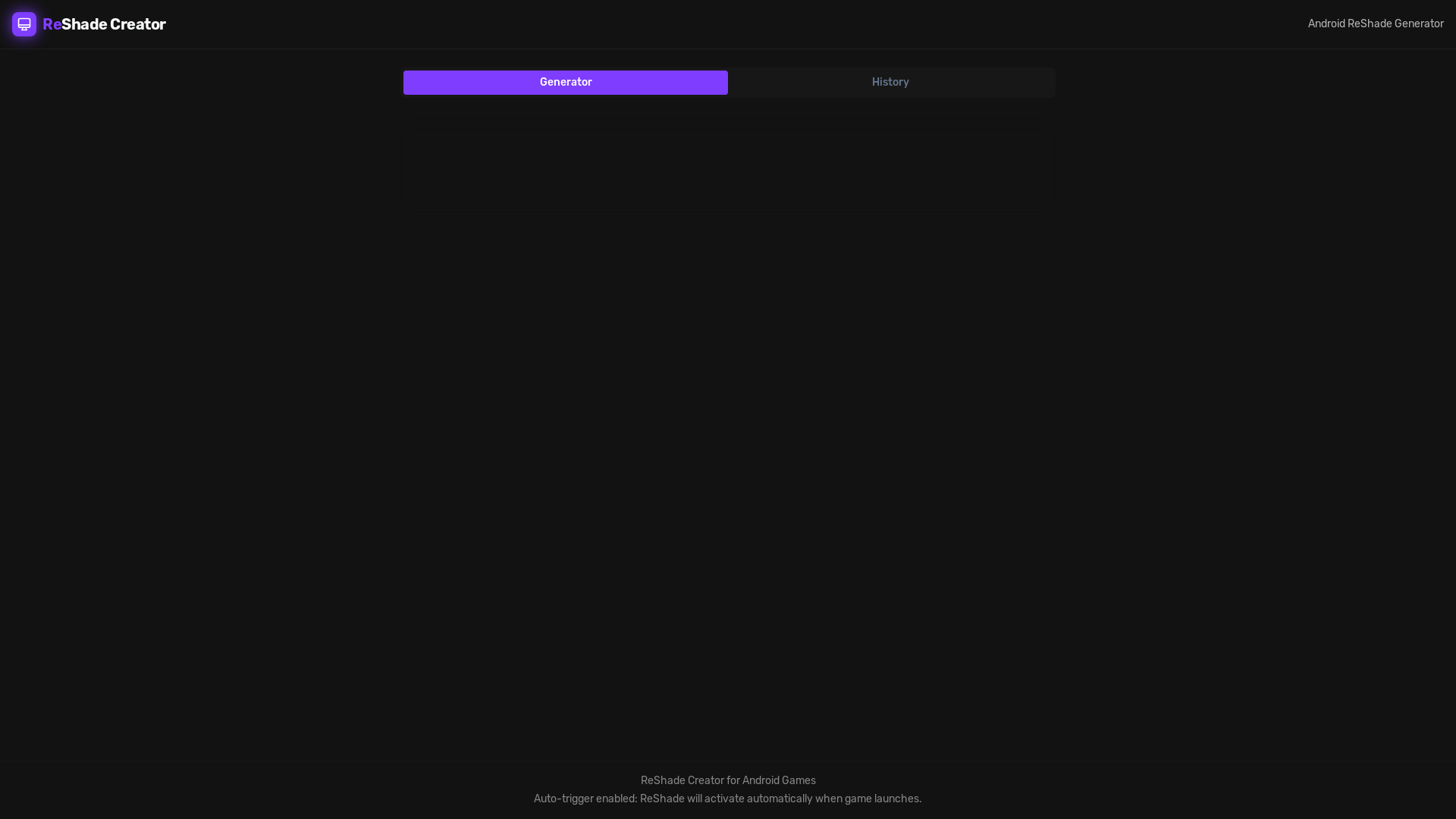 Professional Game Modding & Reshade Platform