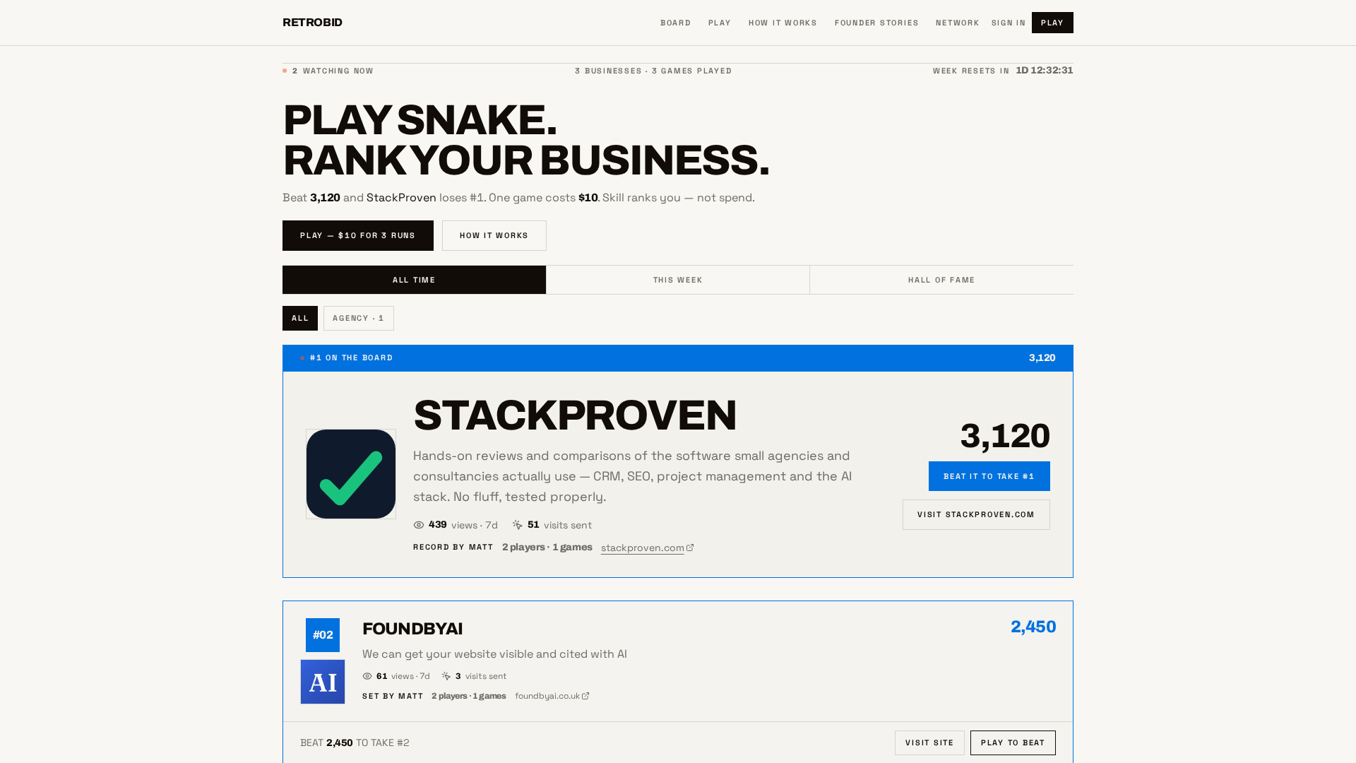Gamified outbid.lol site logo