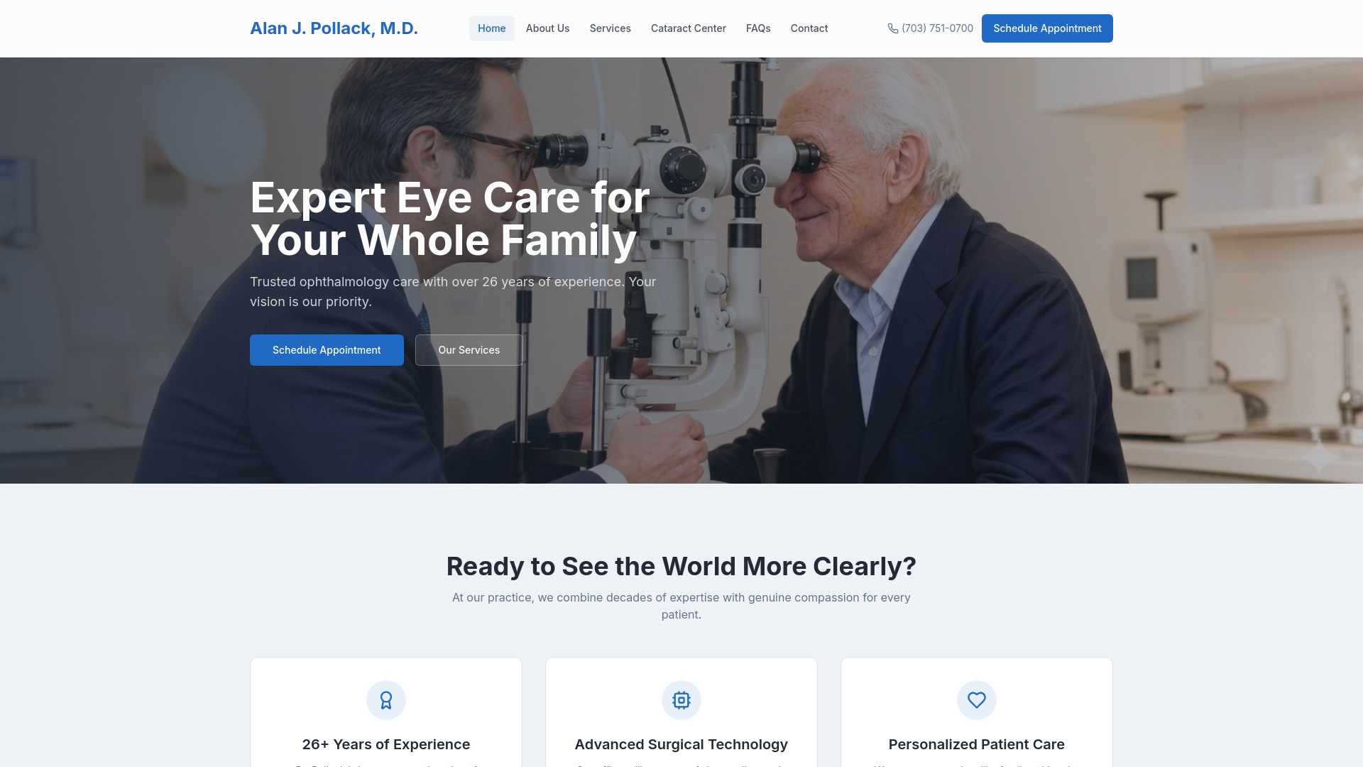 Contact Dr. Alan Pollack | Ophthalmologist in Alexandria, VA | (703 ...