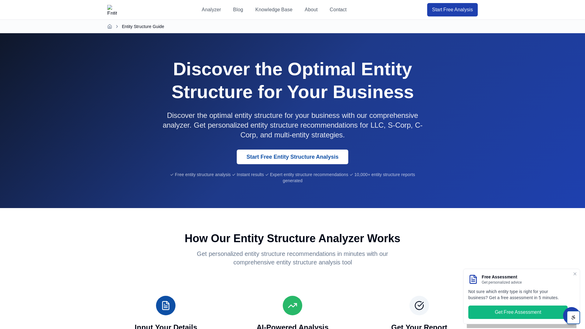 Entity Structure Guide - Choose the Best Business Entity Structure