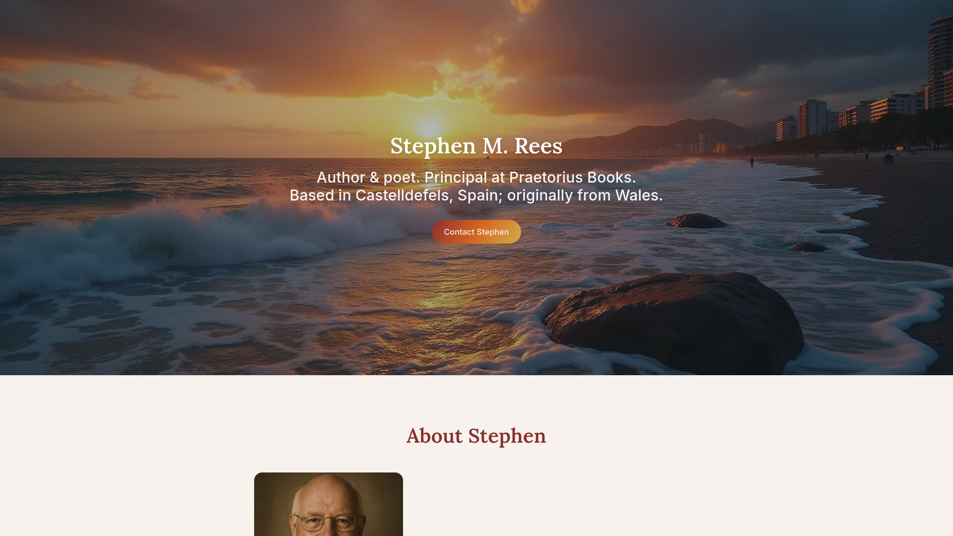 Stephen M. Rees - Poet & Publisher