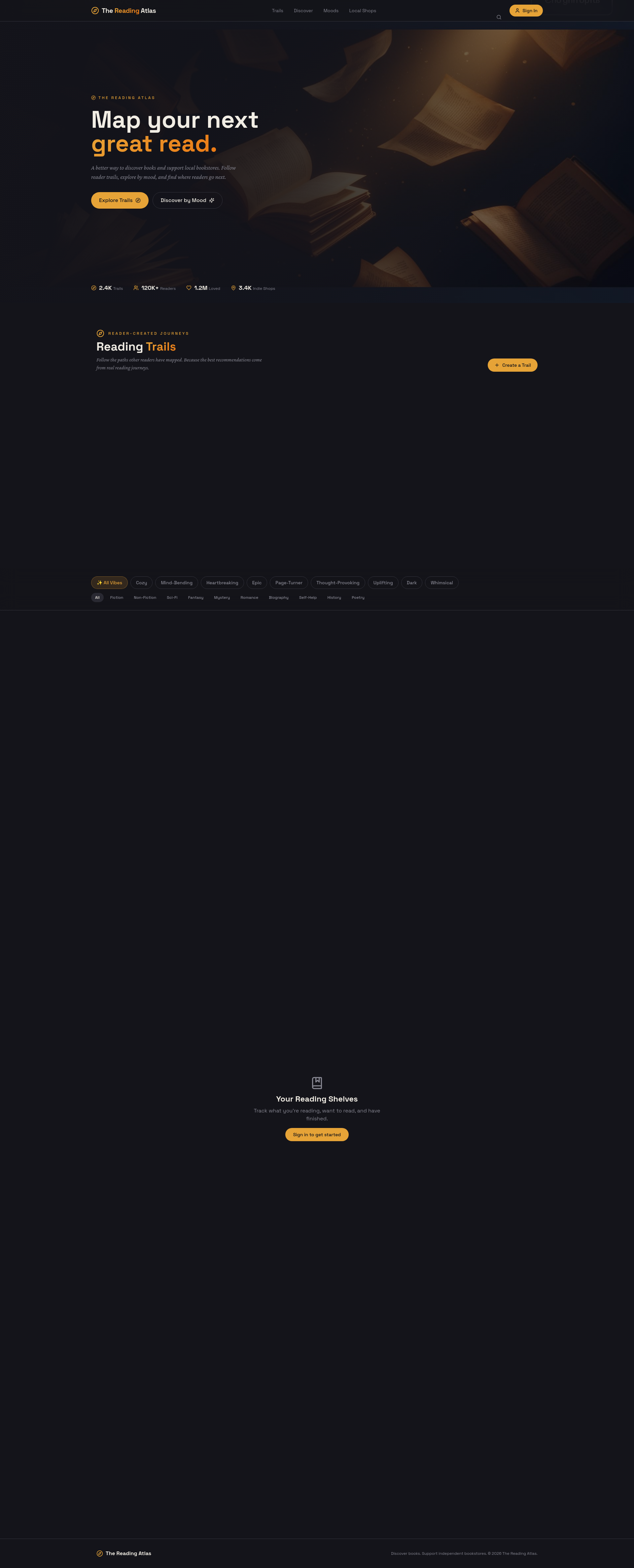Screenshot of The Reading Atlas