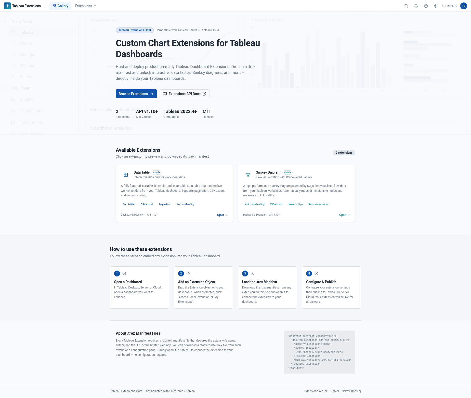deVIZable — Tableau Viz Extensions
