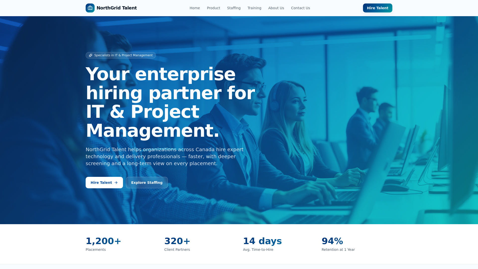 NorthGrid Talent — IT & Project Management Staffing