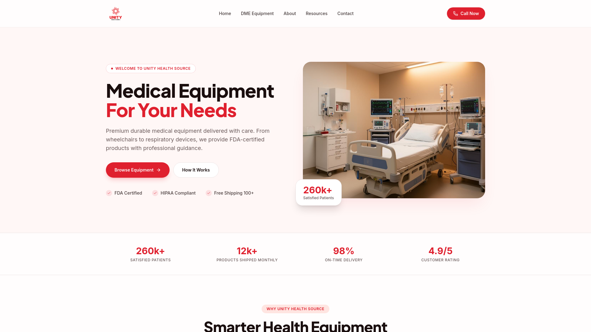 Healthsource Unity Unity Health Source — Medical Equipment For Your Needs