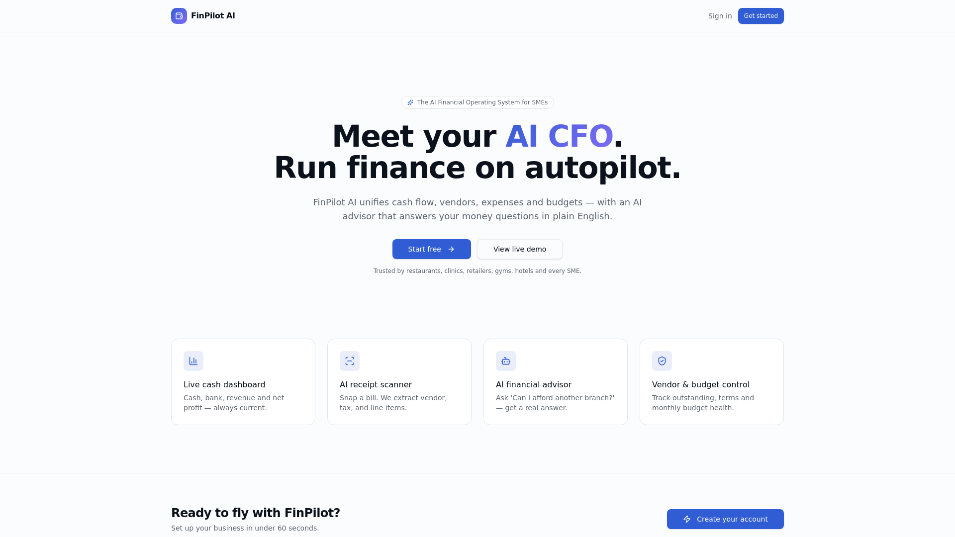 Fin Pilot AI CFO — official preview image