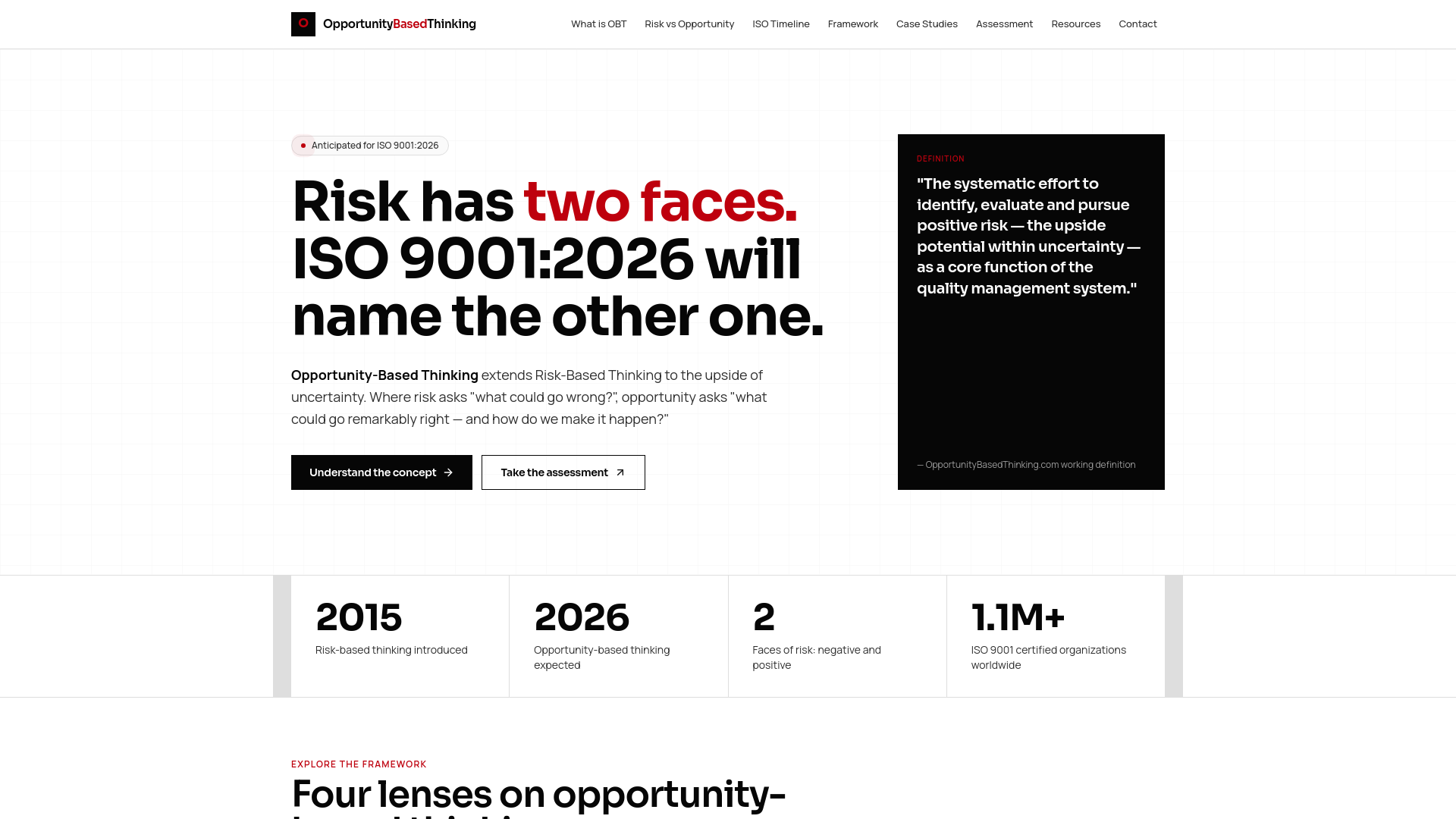 Risk vs Opportunity — two faces of uncertainty | OBT