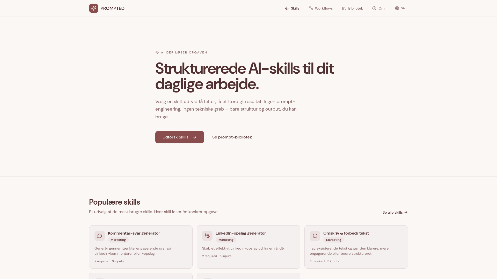 Prompt Library - Curated AI Prompts for LinkedIn, Productivity & More