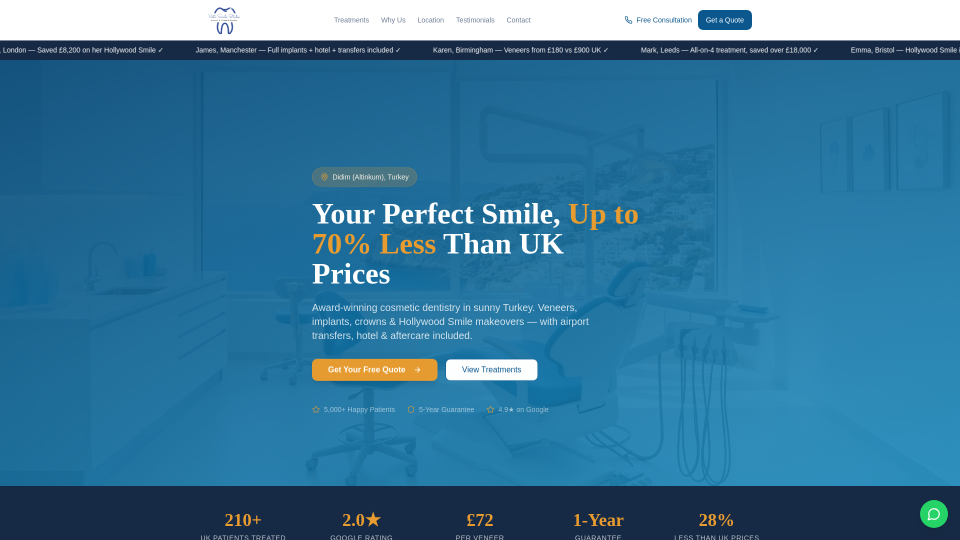 Turkey Teeth | Dentist in Turkey | Vista Smile