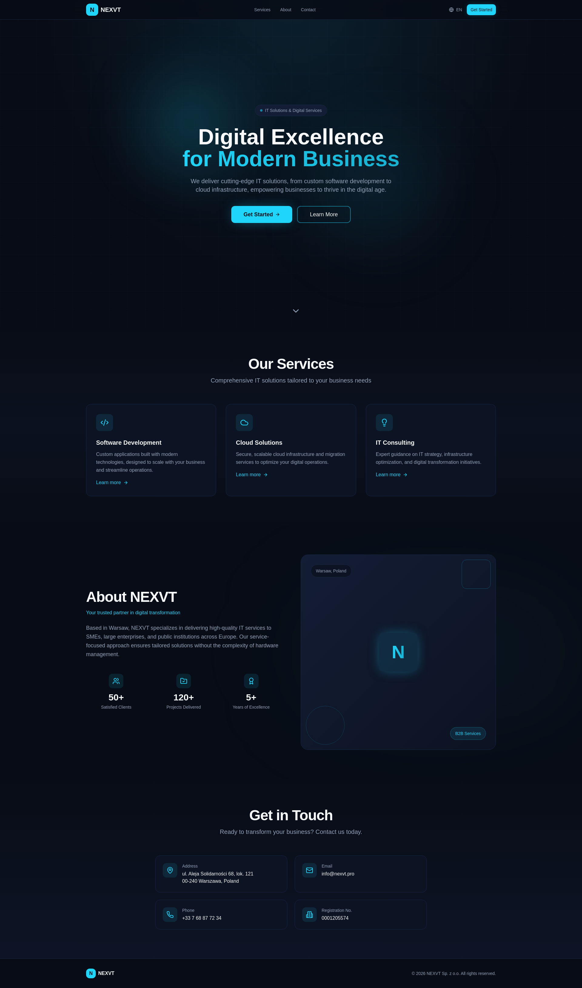 NEXVT - IT Solutions & Digital Services | Warsaw