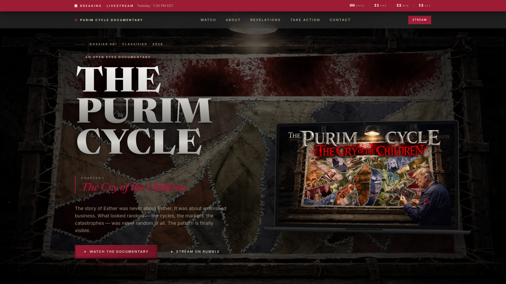 The Purim Cycle: The Cry of the Children &mdash; Forensic Archive