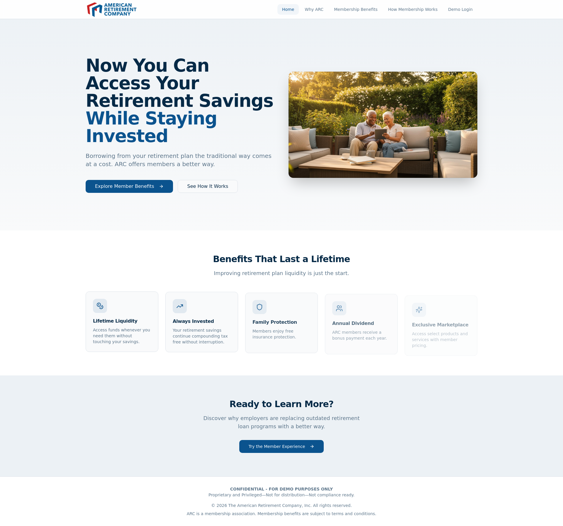 American Retirement Company | Membership That Protects Your Future