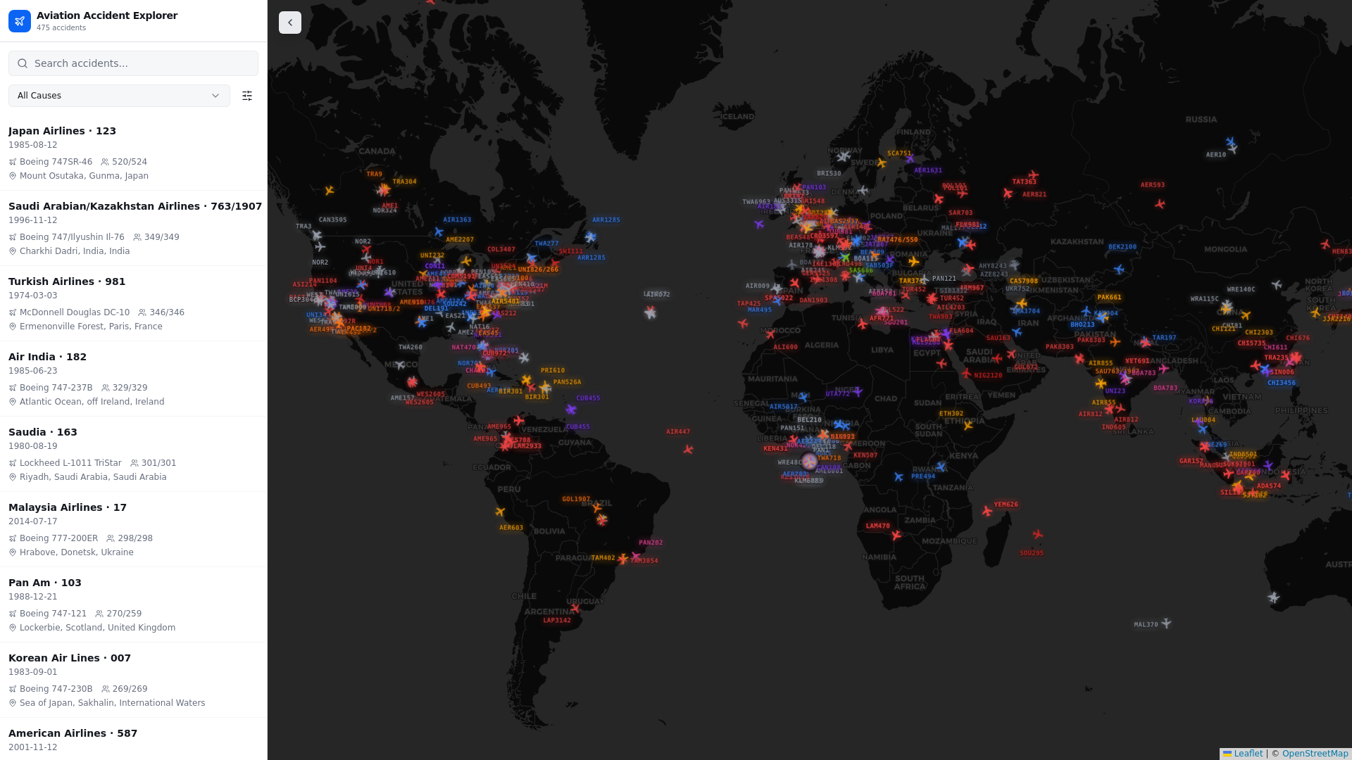 crashradar.net