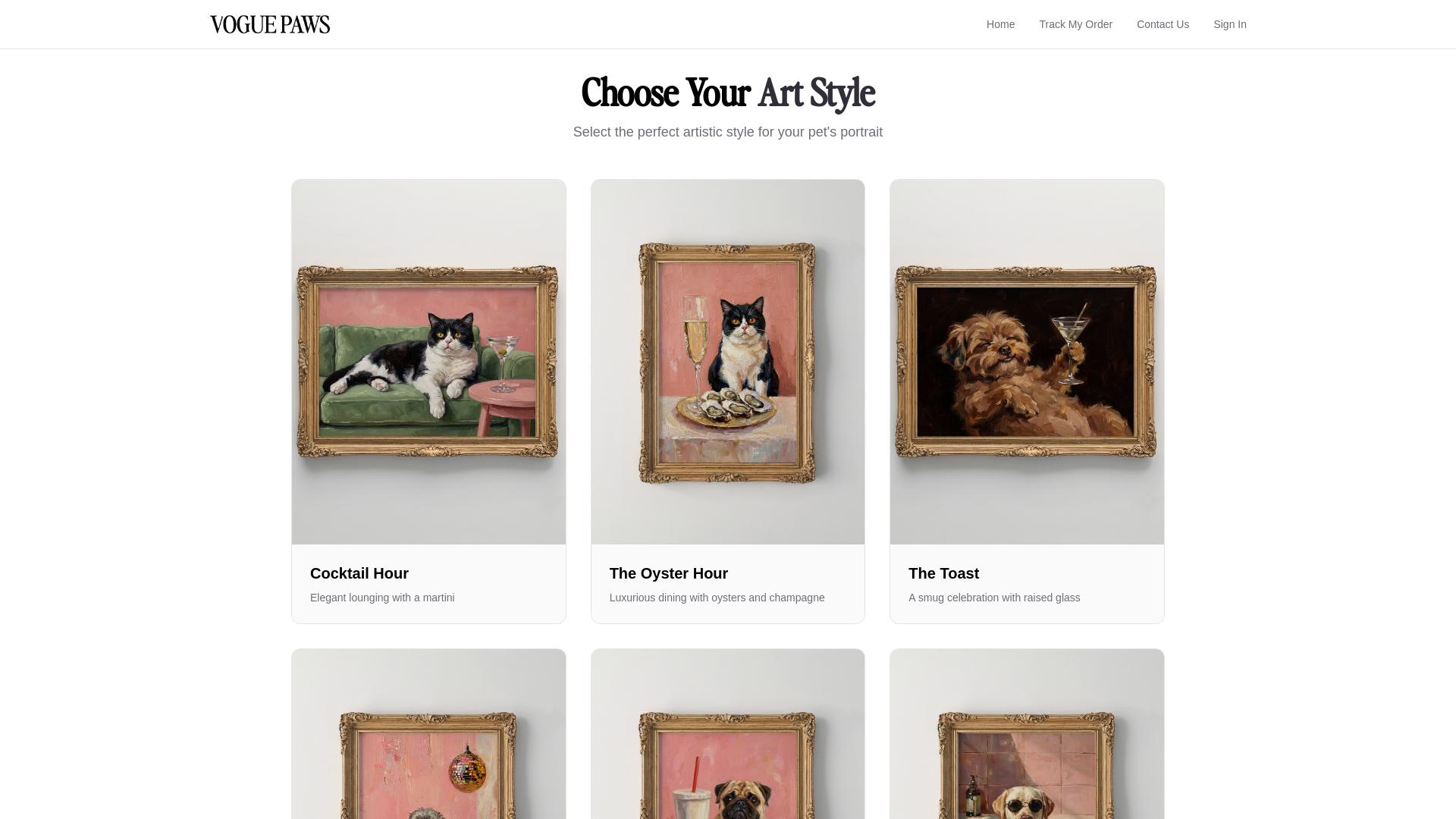 VoguePaws Studio - Transform Your Pet into a Timeless Masterpiece