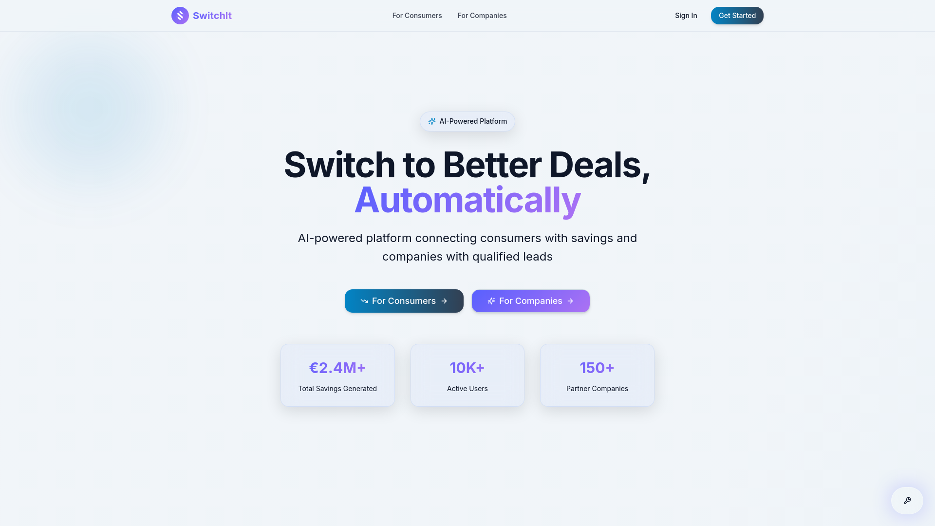 Switchit Software SwitchIt - AI-Powered Household Optimization