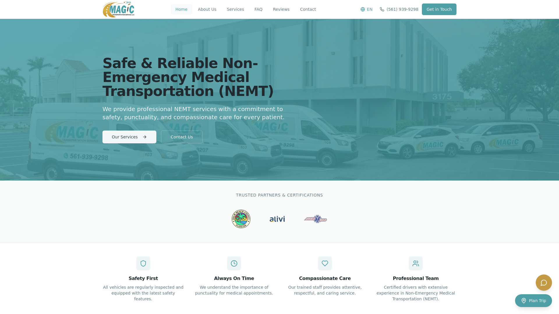 Magic Transport Magic Transportation Service | Non-Emergency Medical Transportation ...