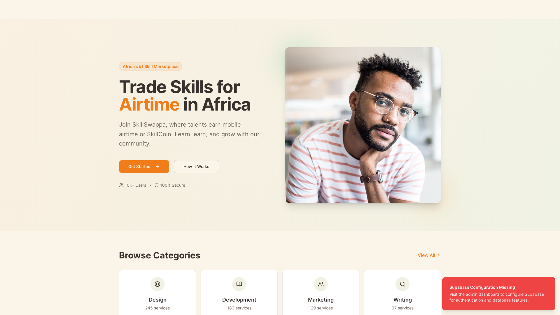 Advanced Skill-for-airtime Marketplace App