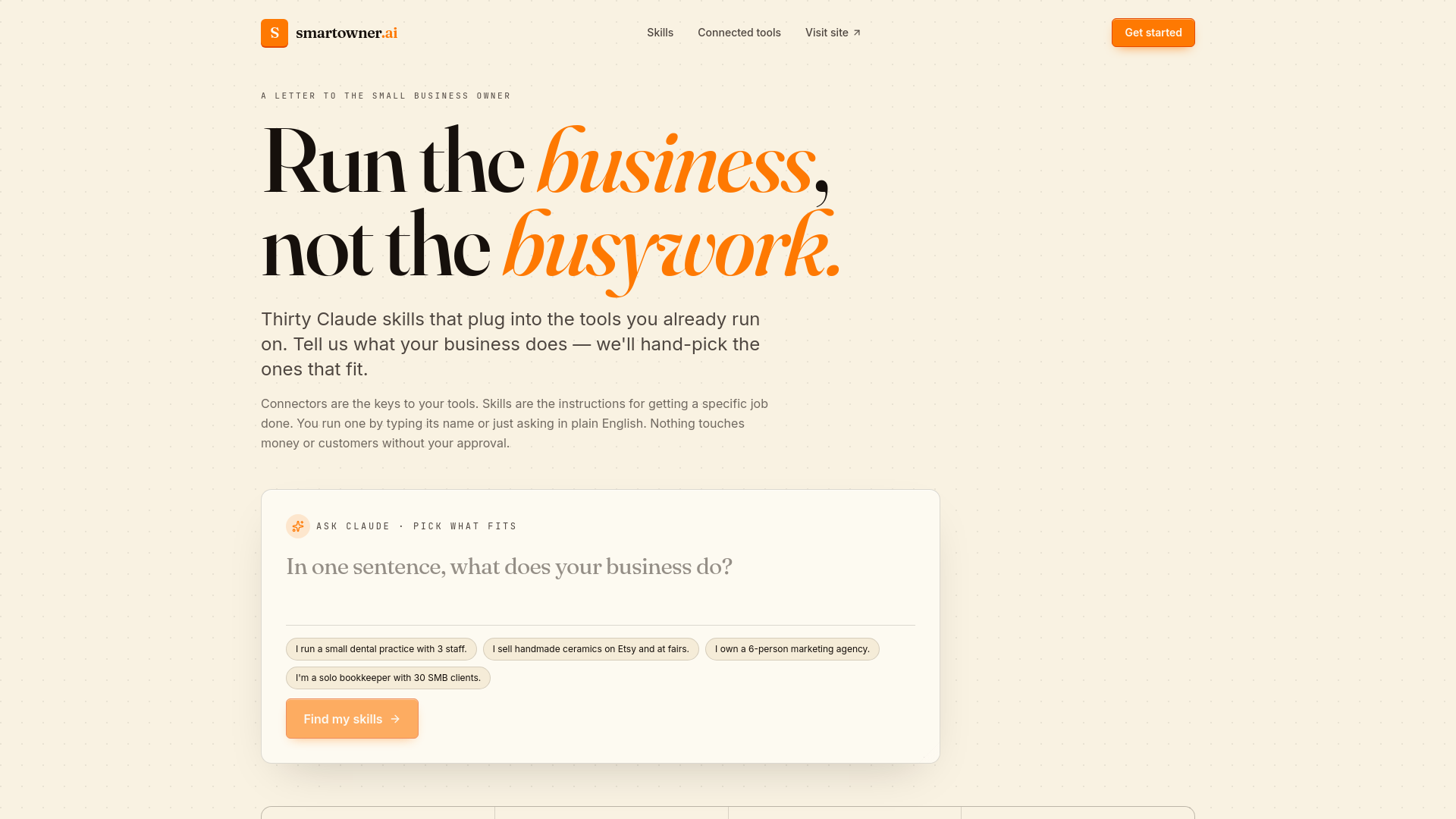 AI & SMB website design screenshot showing homepage layout and branding by DigitalTreehouse