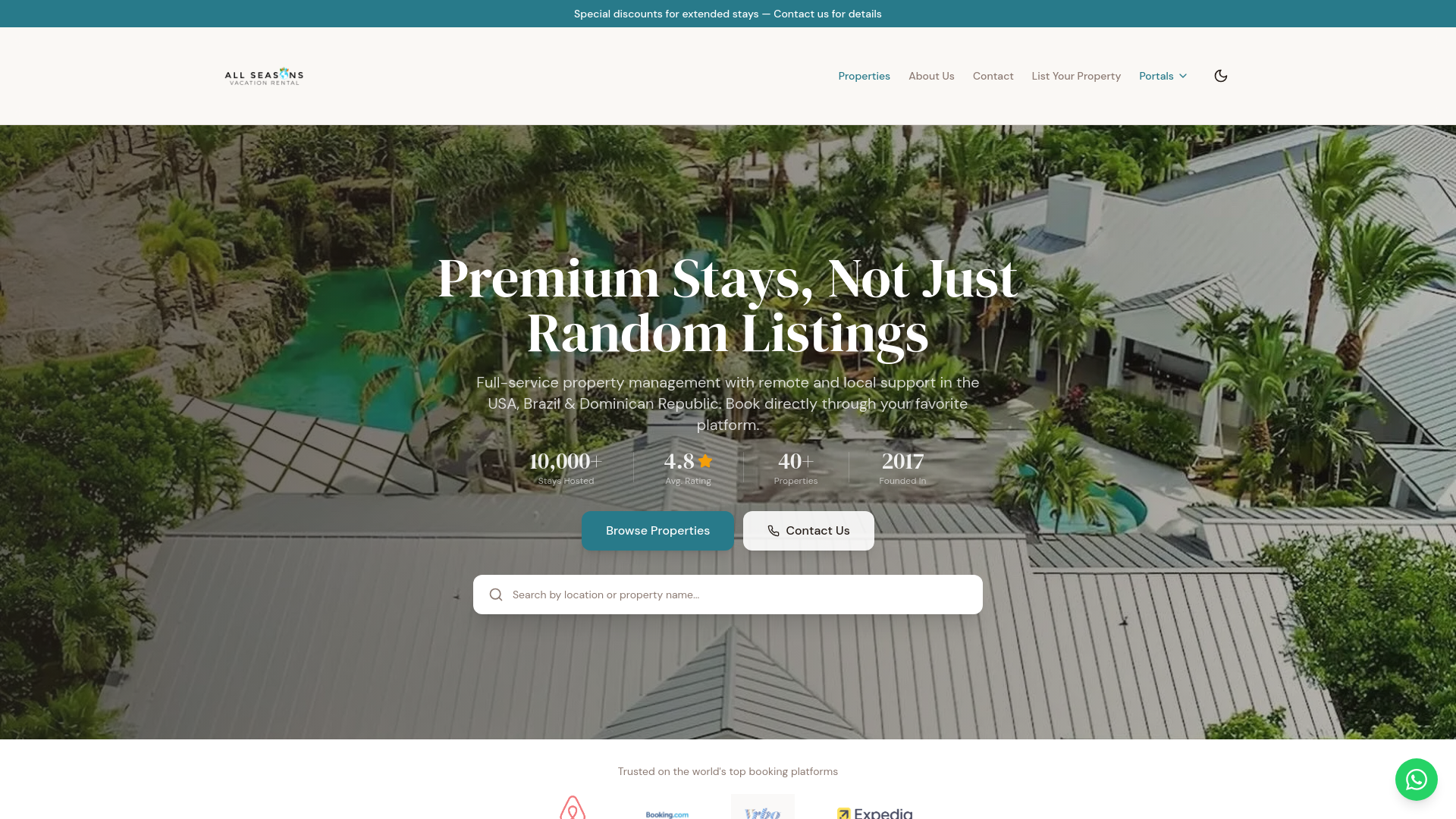 All Seasons Vacation Rental | Florida & Brazil Properties