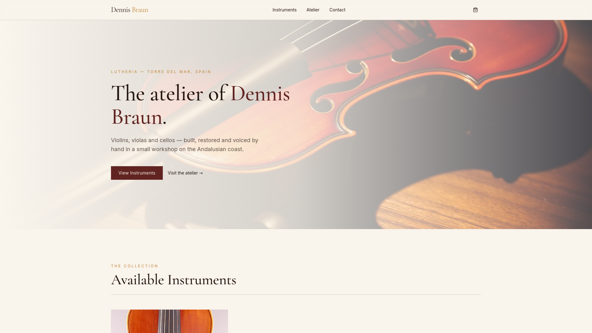 Custom small-business website design for Sounds of Prestige