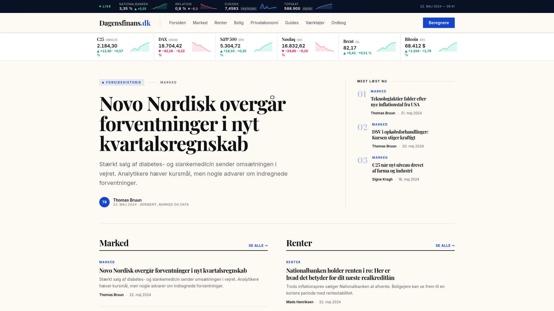 Preview image published by dagensfinans.dk