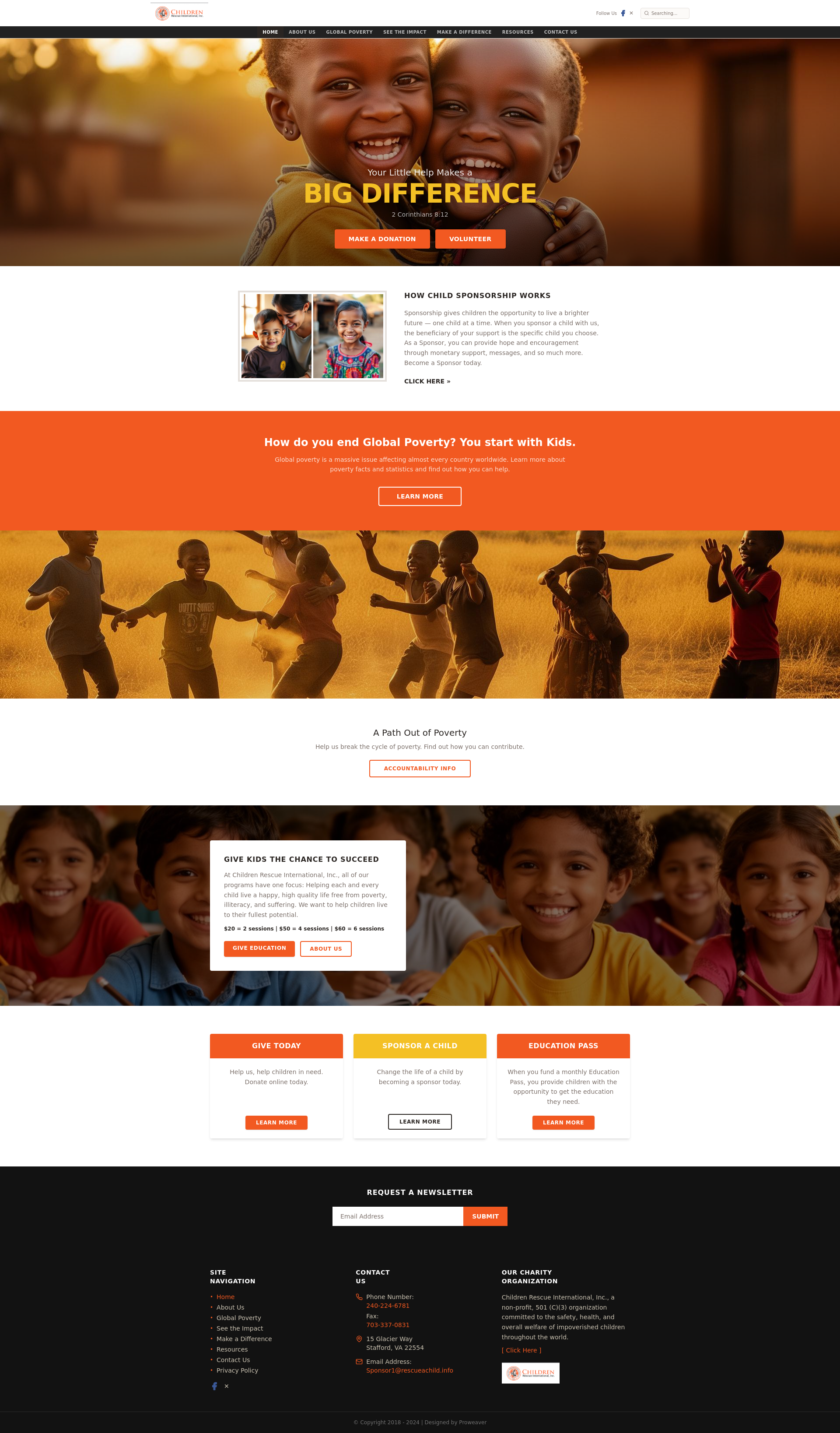 Children Rescue International, Inc. — Help Children in Poverty