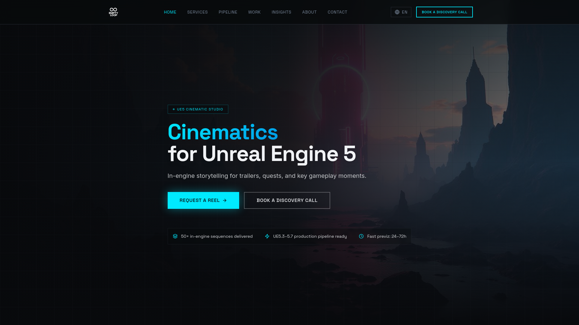 Loop Llc About | EMPTY LOOP LLC - UE5 Cinematic Studio