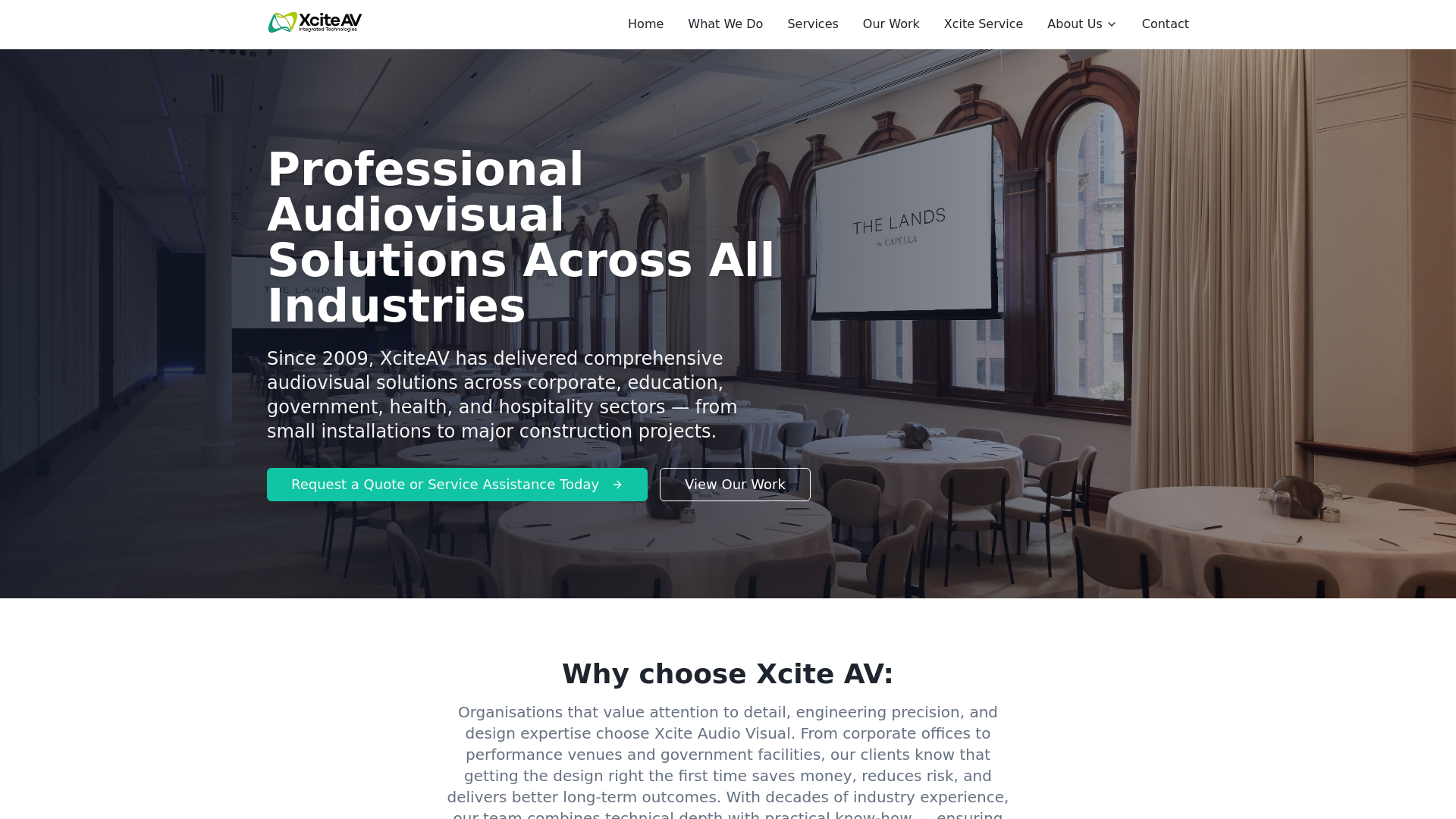 Xcite Audio Visual - Professional Audio Visual Solutions