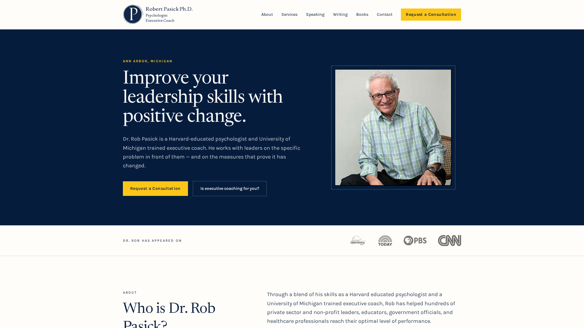 robpasick.com website redesigned by SiteBop