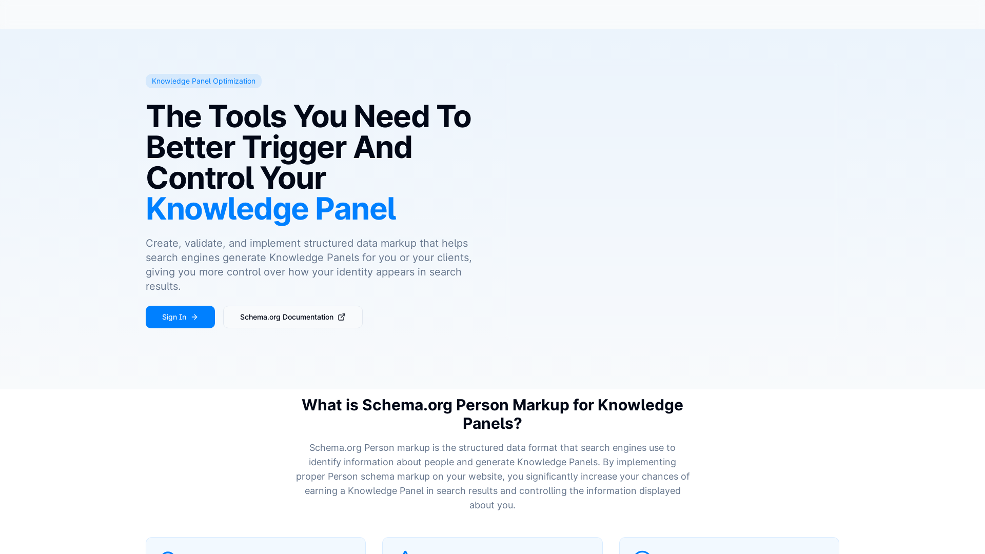 Knowledge Panel Generator | Create Schema.org Person Markup for Search ...