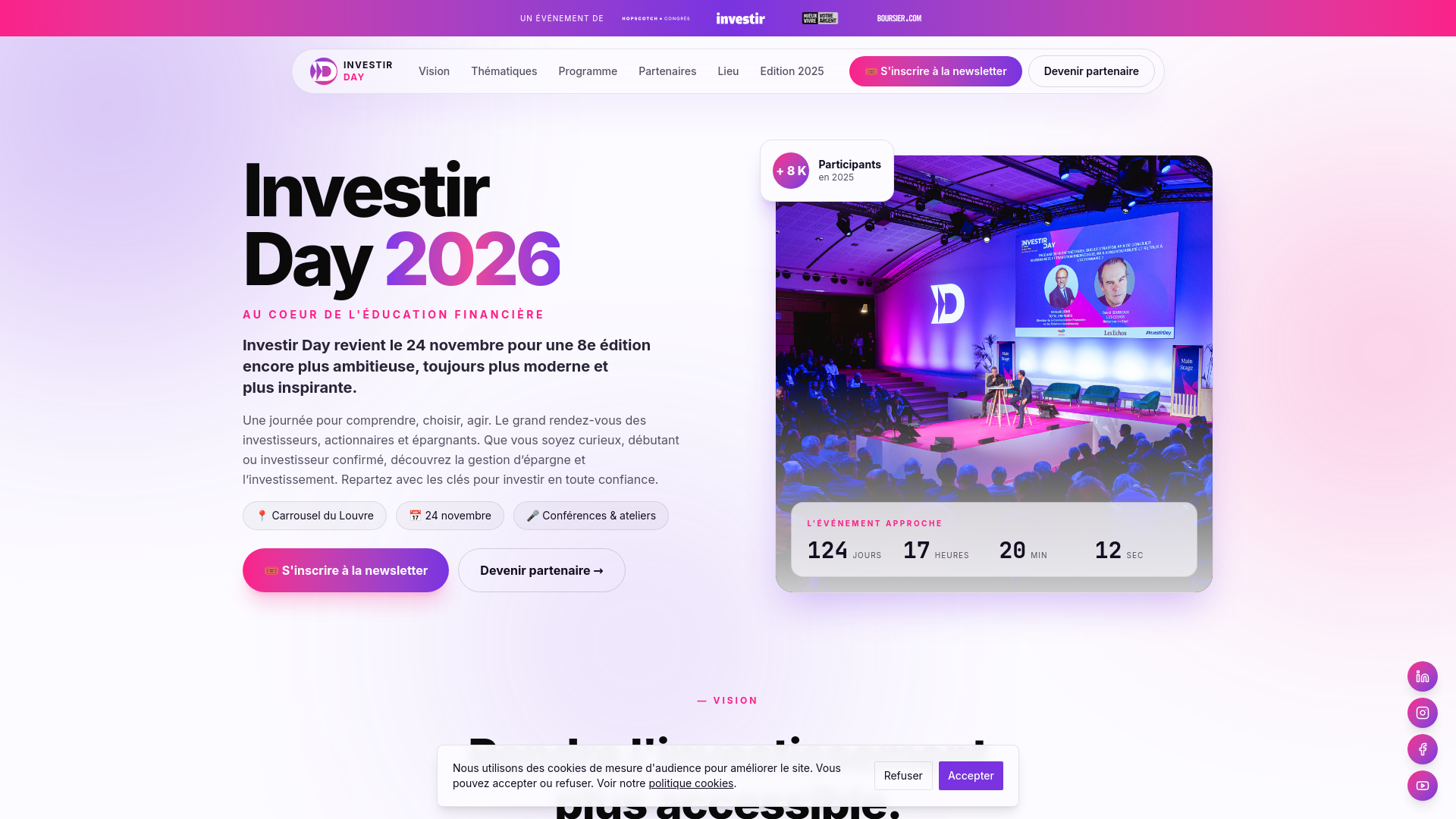 Investir Day logo