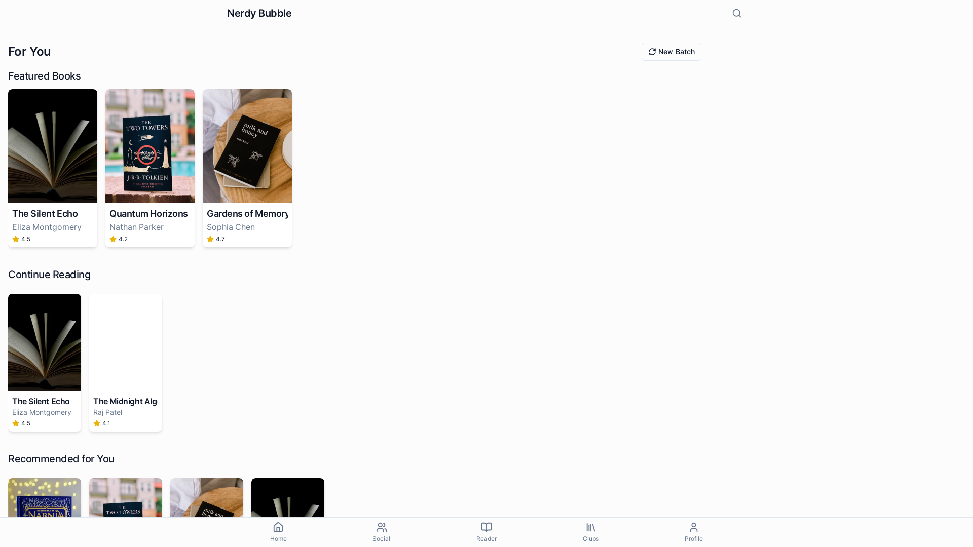 Professional Interactive E-book Reader Platform