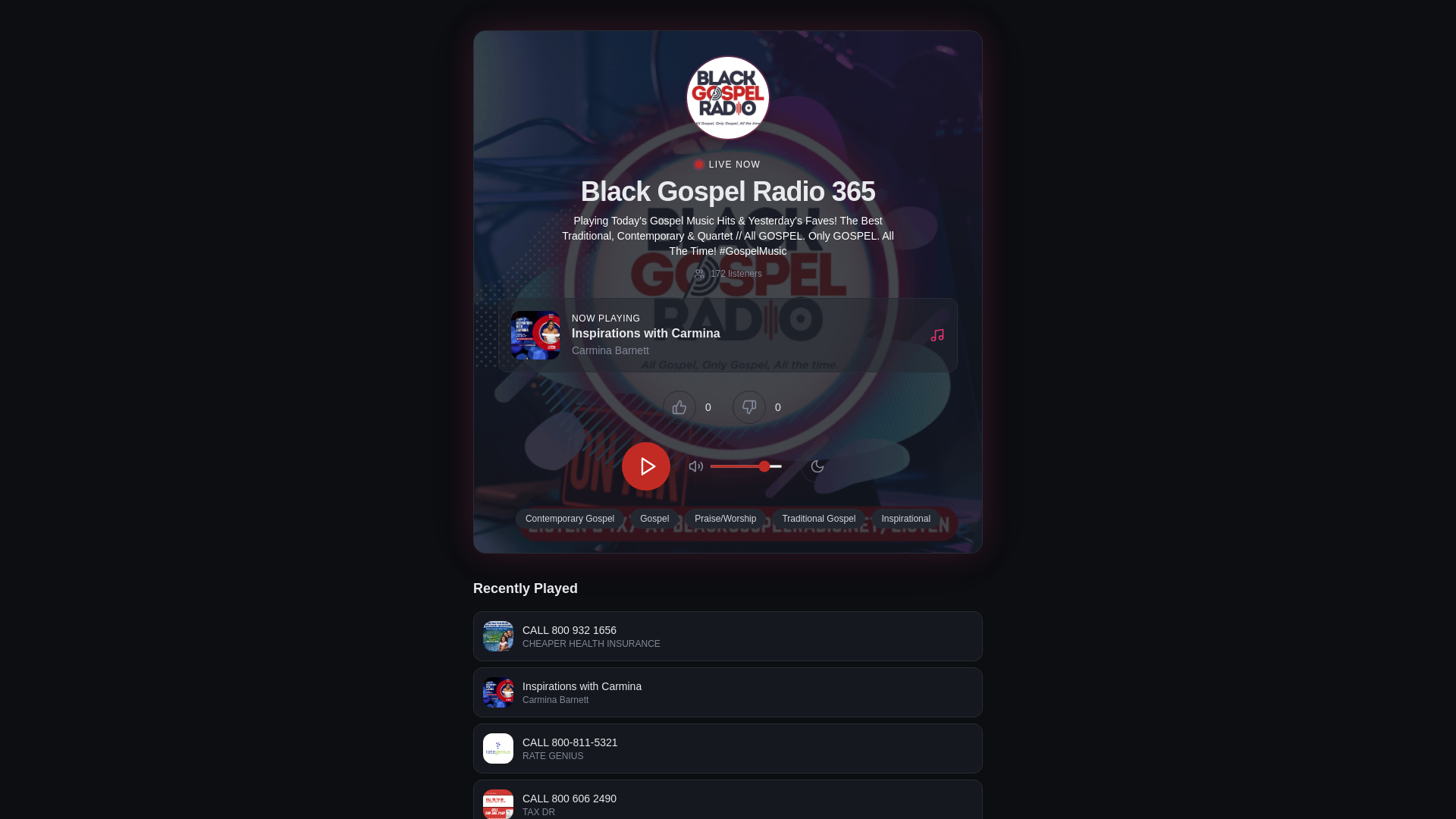 Black Gospel Radio – Listen to Gospel Music 24/7