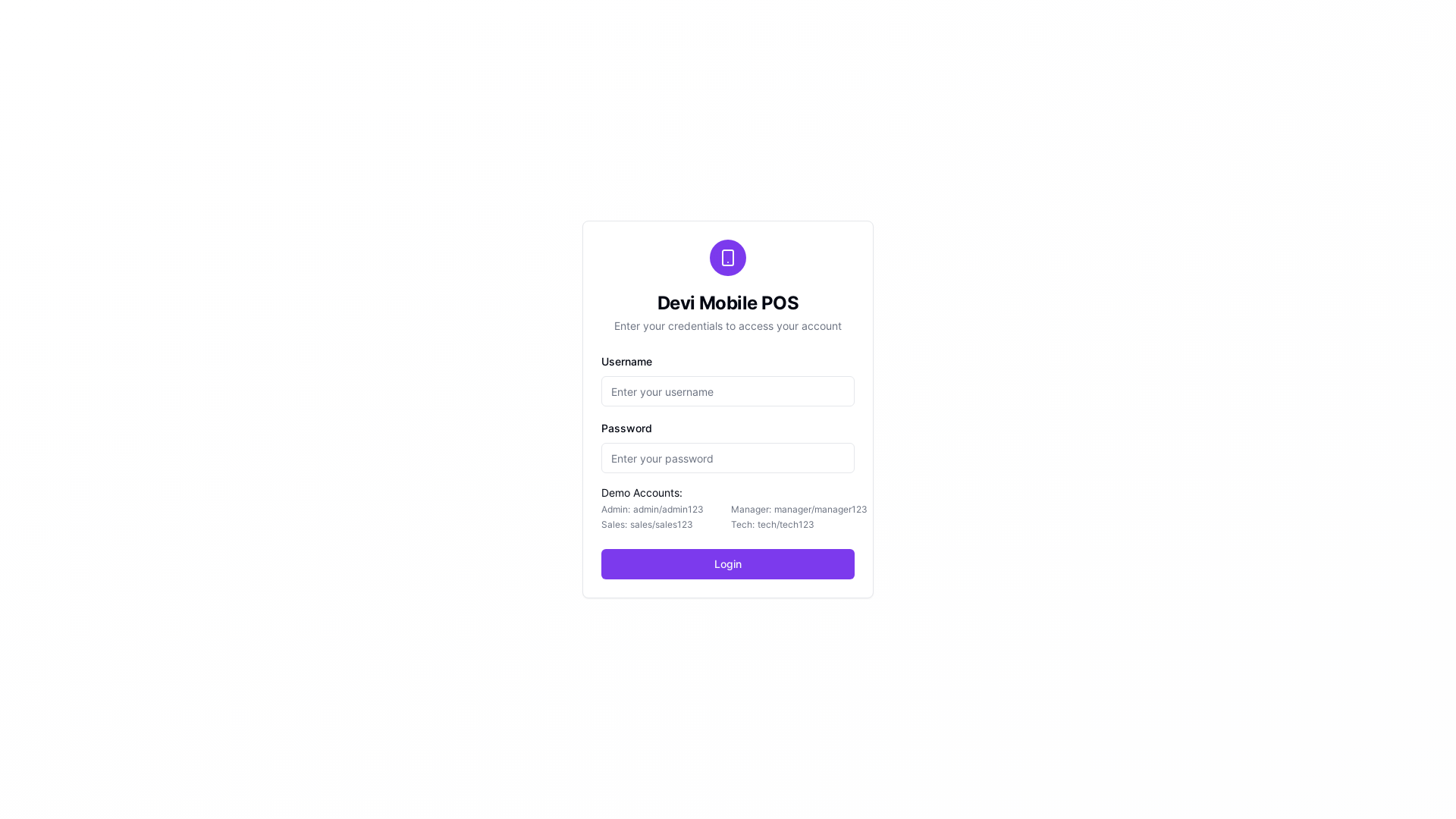 Professional POS (point Of Sale) System Platform