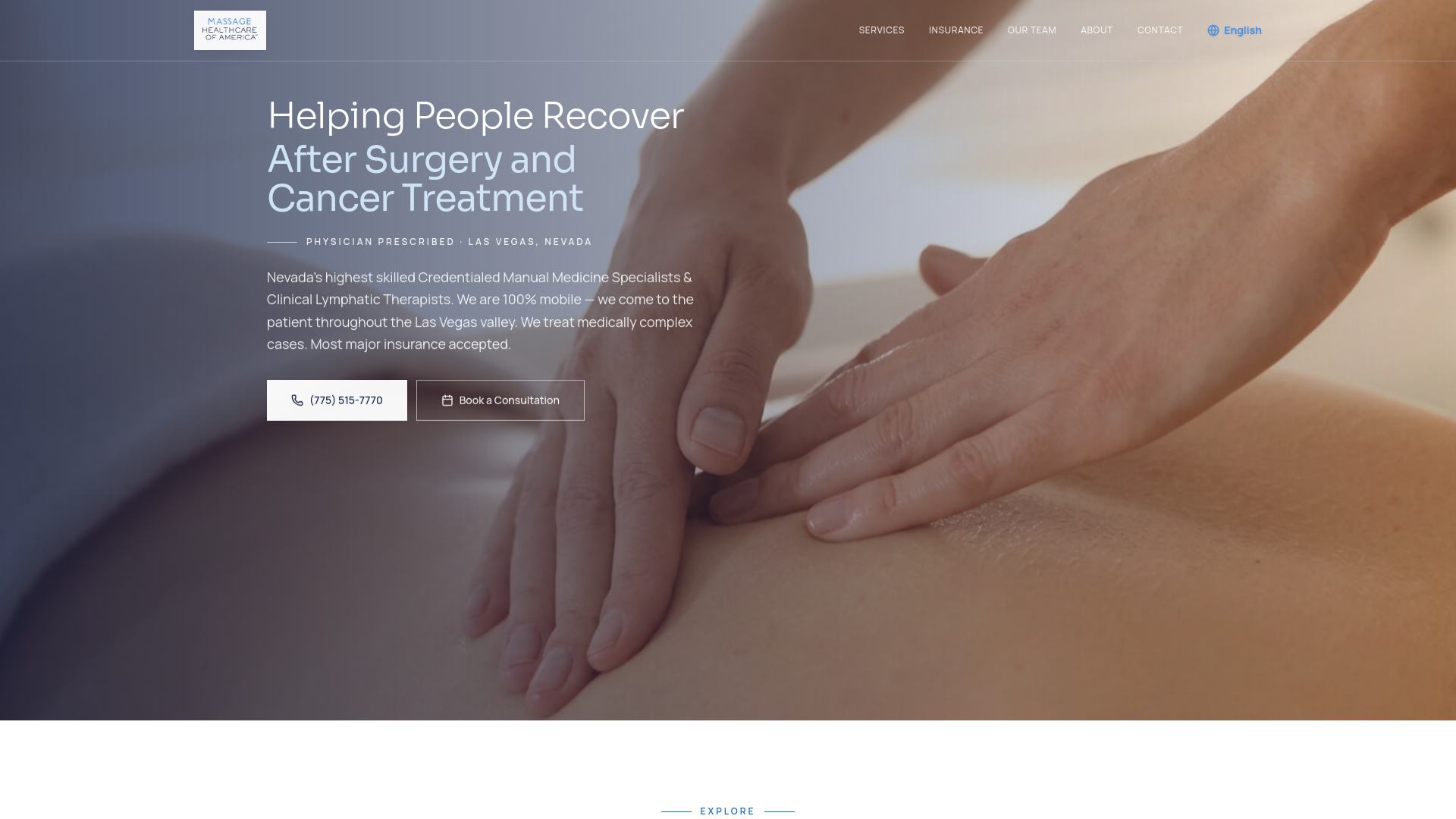 Massage Healthcare of America, Inc. cover