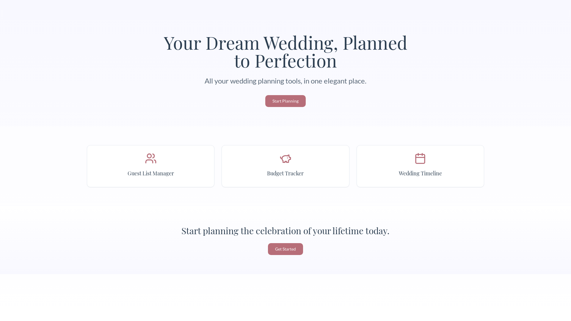Professional Wedding & Event Management Platform