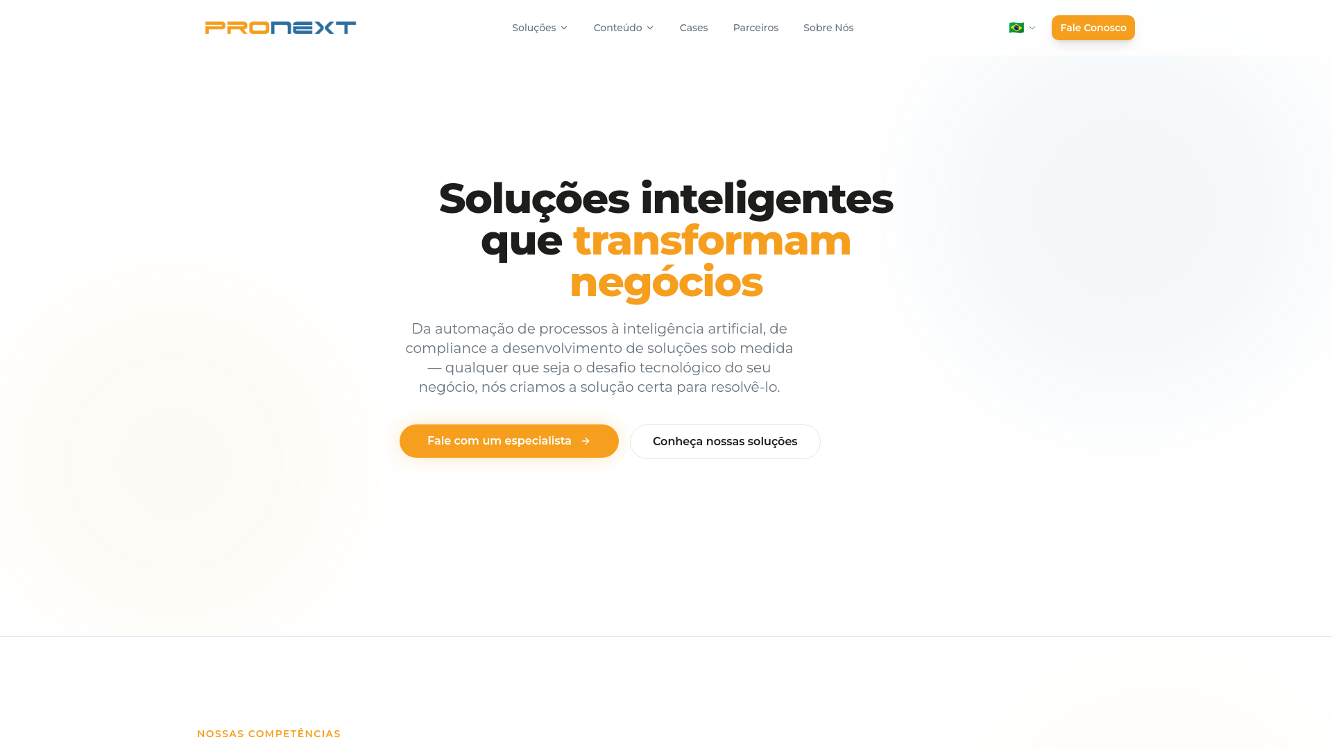 Pronext ProNext — Soluções Inteligentes em TI