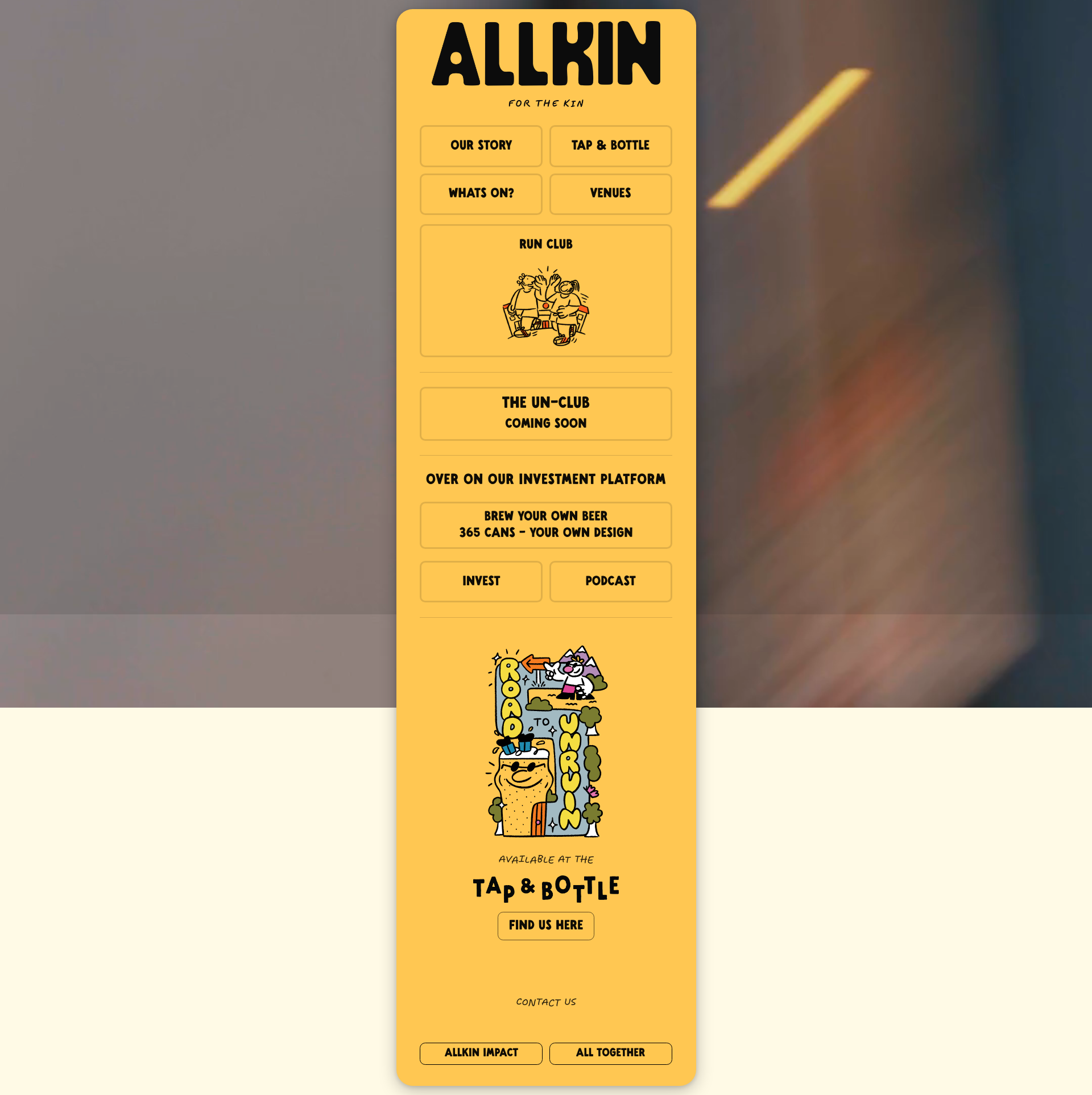 Allkin Tap and Bottle in Tunbridge Wells