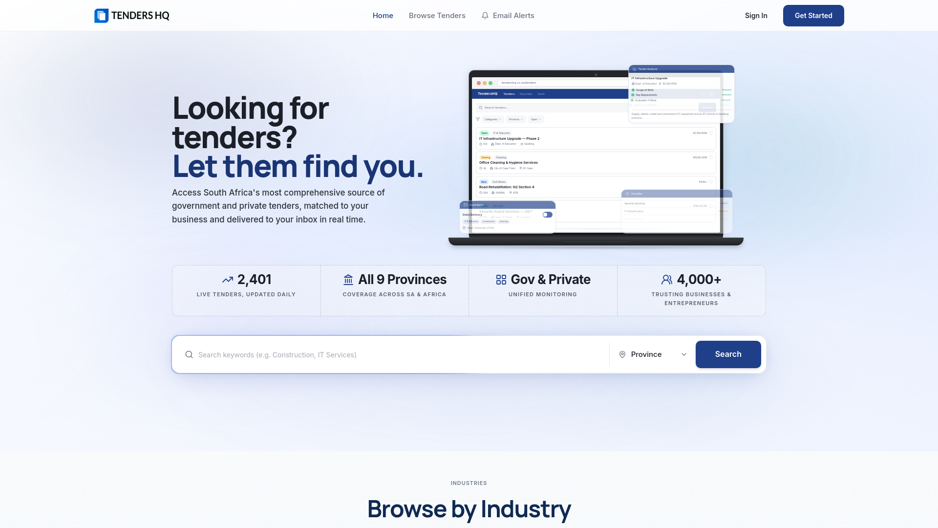 Building and Construction Tenders in South Africa | TendersHQ