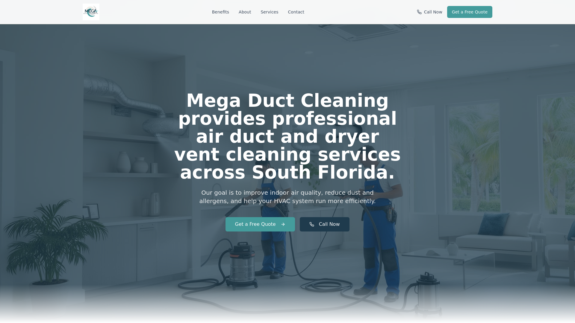 Mega Duct Cleaning in North Miami Beach